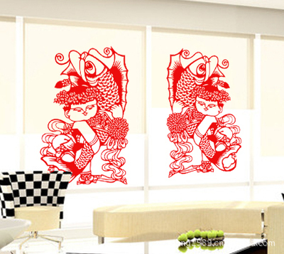 h10大型植絨布窗花剪紙龍年剪紙春節(jié)裝飾用品專(zhuān)業(yè)制作【直銷(xiāo)】_紙質(zhì)工藝_工藝特產(chǎn)行業(yè)_產(chǎn)品_中國(guó)特產(chǎn)網(wǎng)